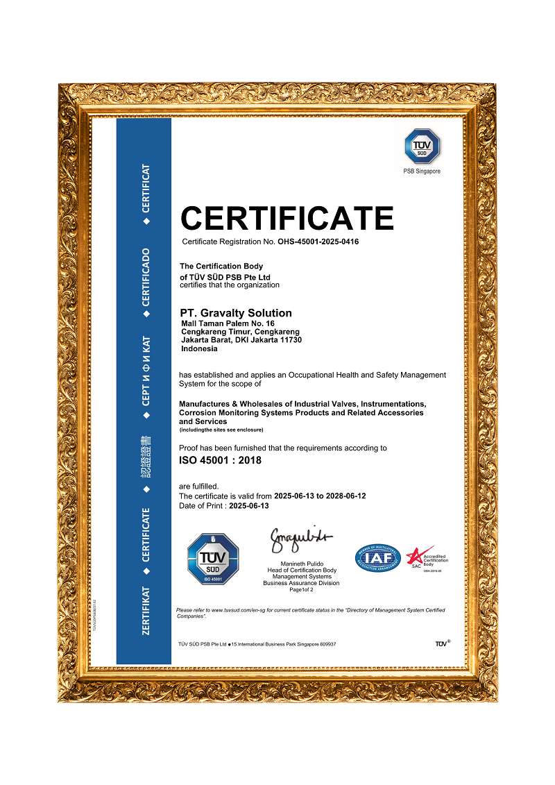🛡️ ISO 45001 : 2018 – Occupational Health & Safety Management System Certification