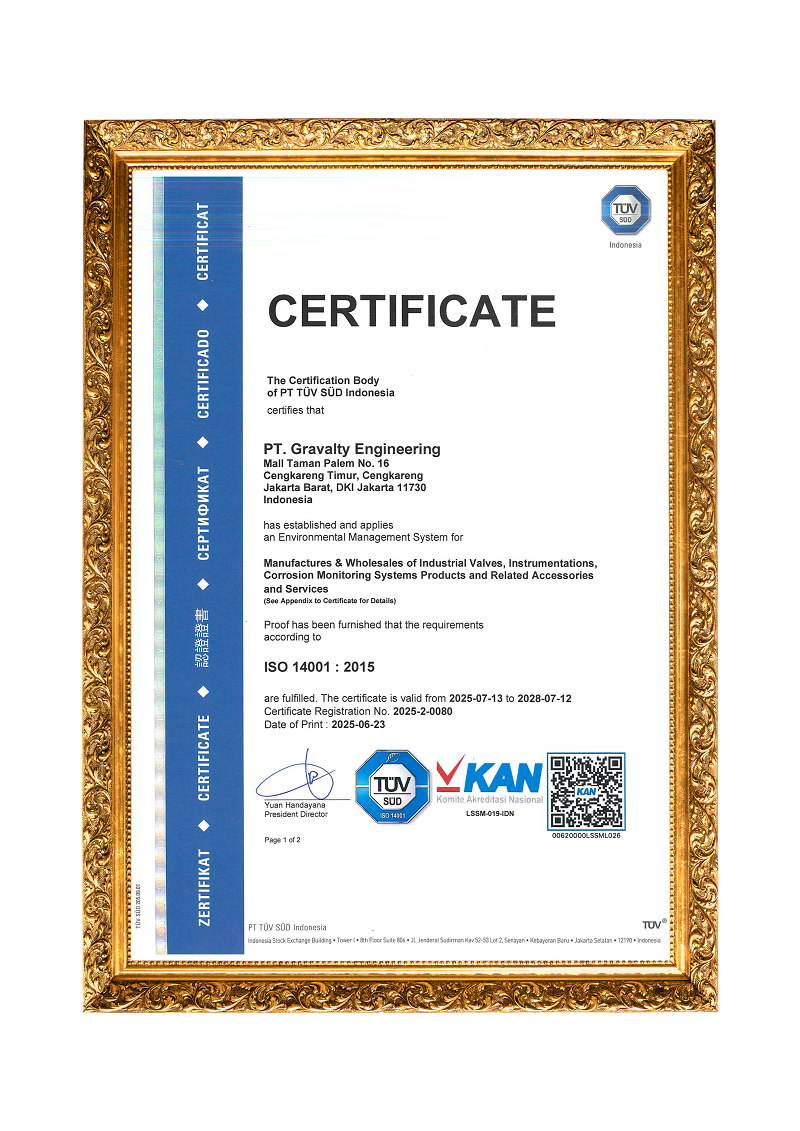🌿 ISO 14001 : 2015 – Environmental Management System Certification